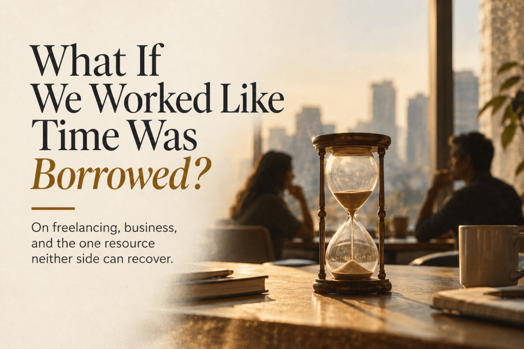 What If We Worked Like Time Was&nbsp;Borrowed?